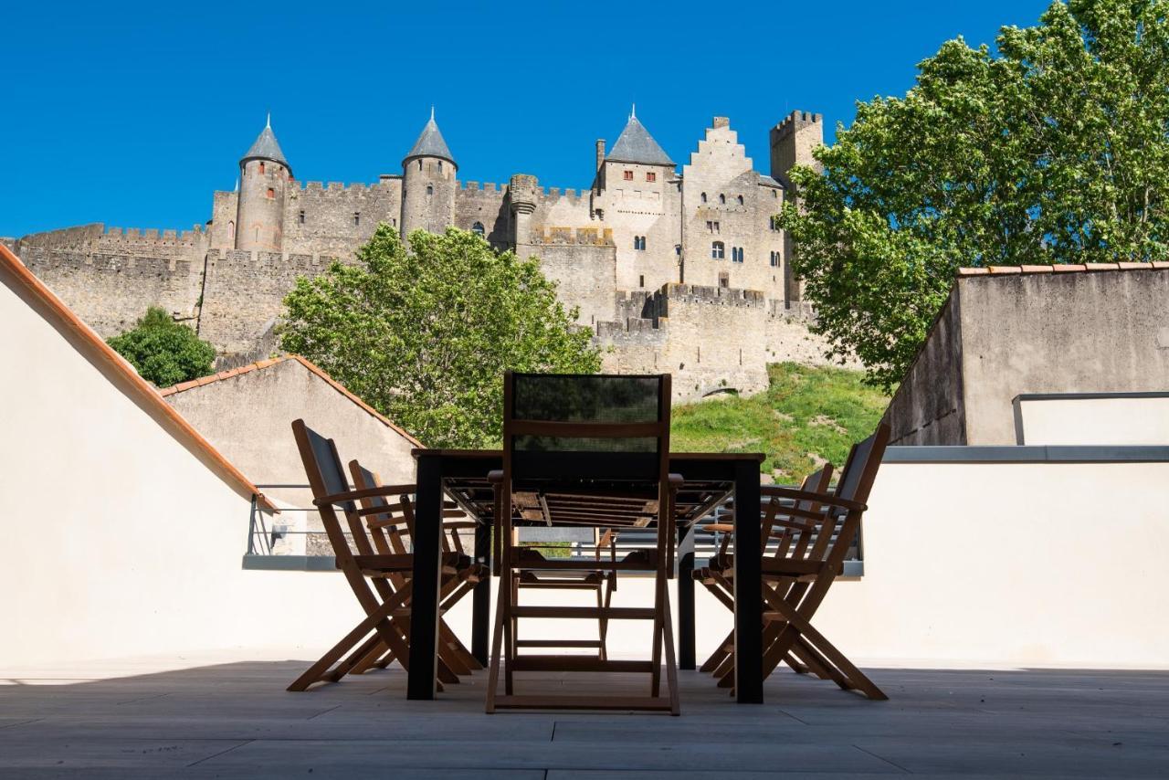 La Terrasse De La Tour Pinte. Apartment การ์กาซอน ภายนอก รูปภาพ