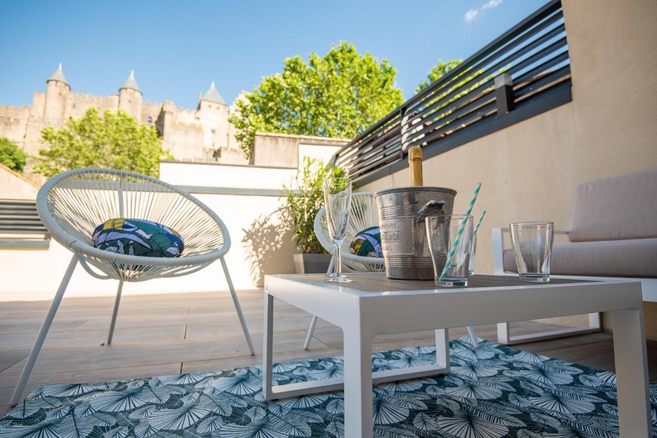 La Terrasse De La Tour Pinte. Apartment การ์กาซอน ภายนอก รูปภาพ